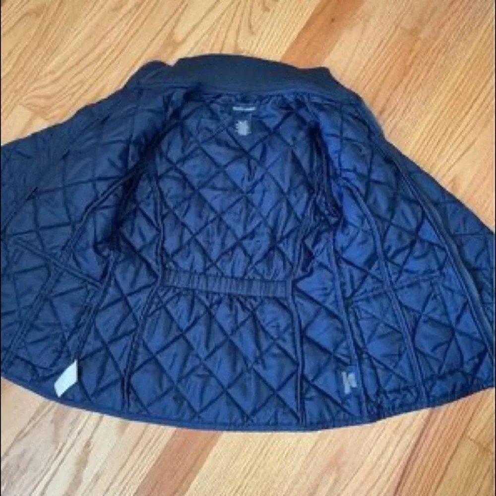 RALPH LAUREN 6X kids Quilted Jacket Navy Blue Coat